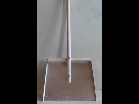 Снеговая лопата из подручных средств. Snow shovel from improvised tools