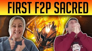 LADY H FIRST F2P SACRED SHARD & ACC REVIEW! | Raid: Shadow Legends