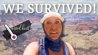 GRAND CANYON RIM TO RIM HIKE | Brutal but Beautiful!