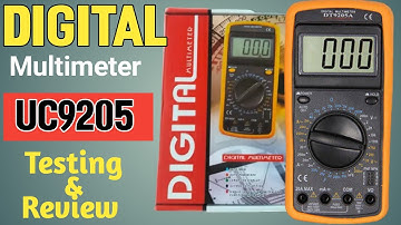 DT9205a Digital Multimeter how to use | Multimeter in hindi Urdu|multimeter use|Repair
