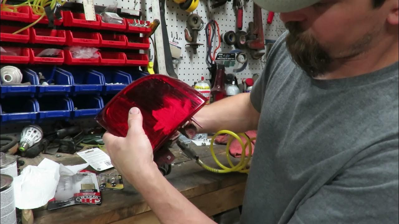 How to fix a cracked tail light YouTube