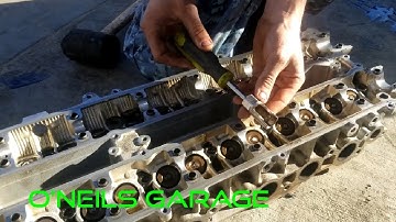 Valve Spring Removal - EASY How To: Remove Valve Spring, Valves, And Keepers