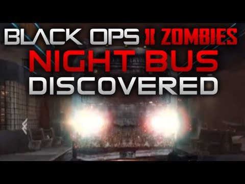 Black Ops 2 Green Run Tranzit Zombies Easter Egg Turn On Lights = Night Bus = Route B - BO2 Navcards