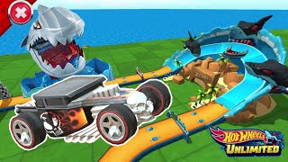 Hot Wheels Unlimited - Bone Shaker Race in The Robo Shark Frenzy