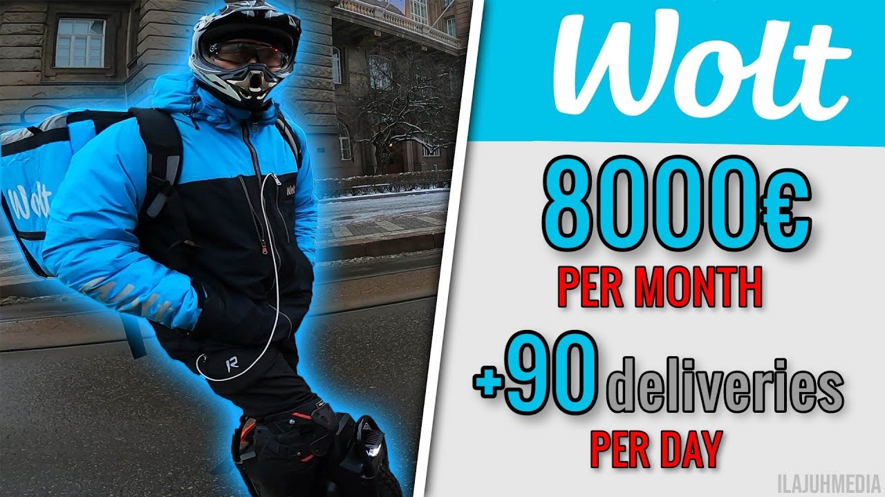 New Earning 8000€ per month from food delivery || World's fastest Wolt courier
