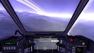 Ring shadows on planet in Infinity: Battlescape