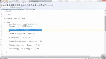 PHP / MySQL Tutorial | Creating HTML Tables with PHP | InfiniteSkills