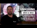 2022  2023 samsung the frame unboxing  review of antiglare matte display