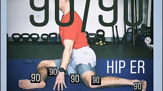 Kinstretch: 90/90 Hip External + Internal Rotation Instruction