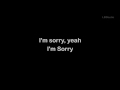 Sorry - Justin Bieber (lyrics)