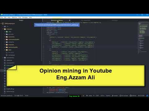 Opinion Mining in YouTube (Django 2.2 & Python3)