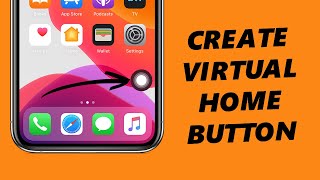 How To Create Home Button Using Assistive Touch On Screen Button On iPhone screenshot 5