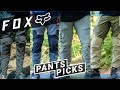 Fox racing mountain bike pants compared  defend flexair and ranger series riding pants