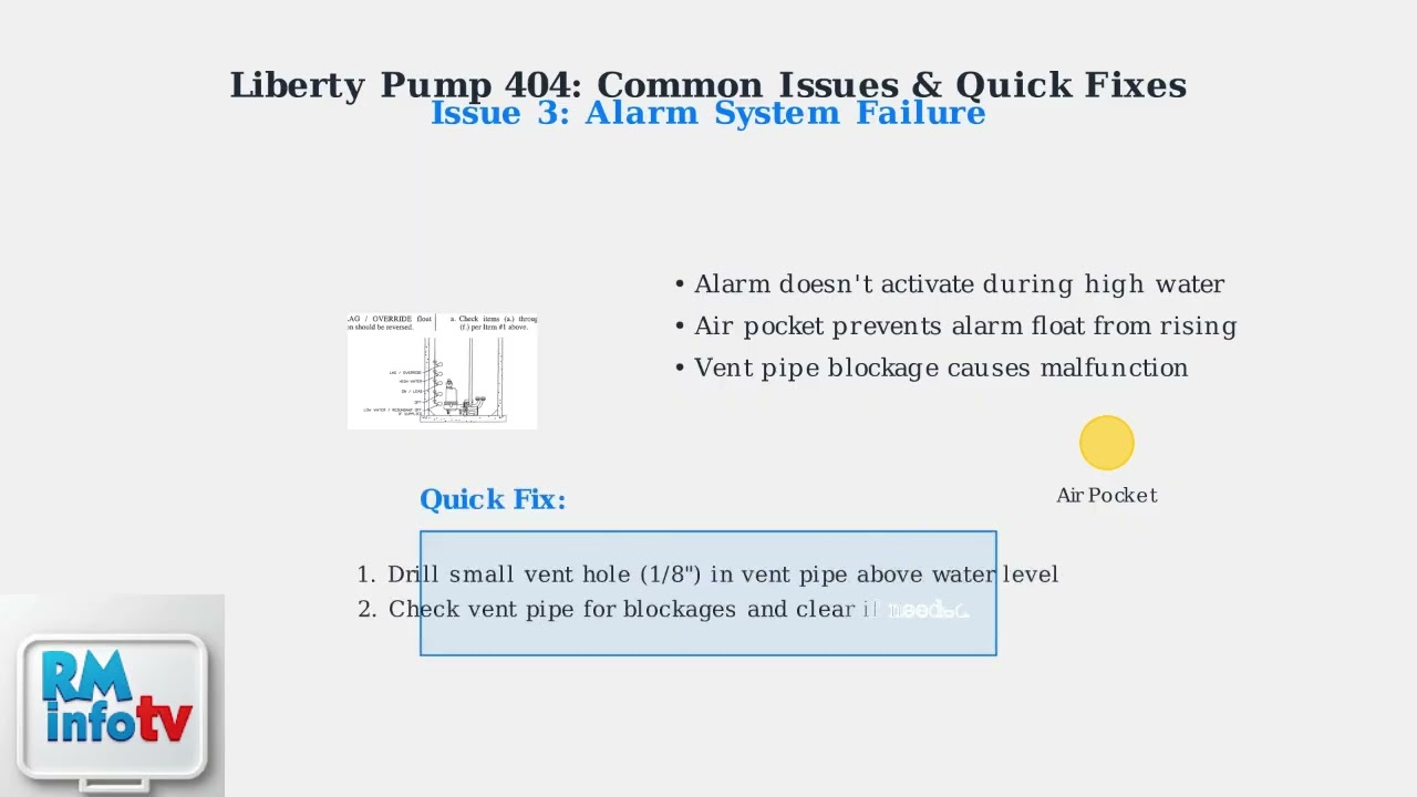 Устранение неисправностей насоса Liberty Pump 404 – устранение неполадок поплавкового выключателя...