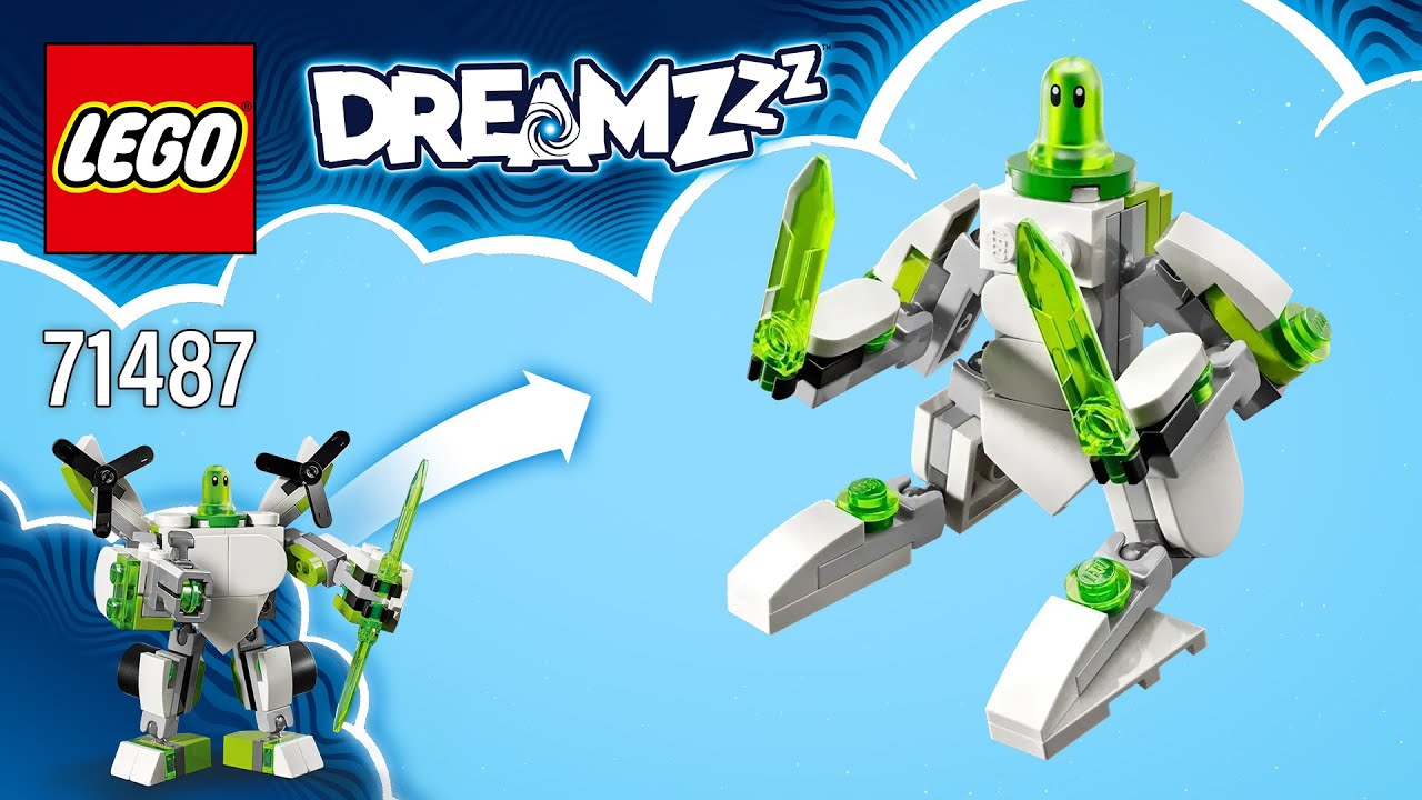 LEGO DREAMZzz Mech (71487) Alternate Build for Z-Blob’s Robot & Vehicle Adventures | Instructions