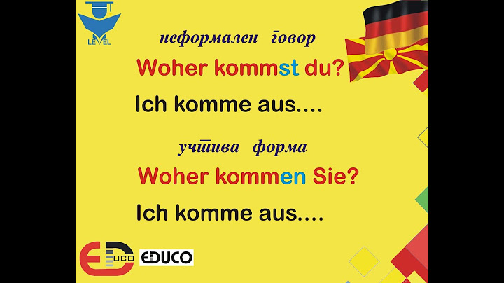 GERMANSKI za pocetnici so LEVEL - Lekcija 3 (Woher kommen Sie?)