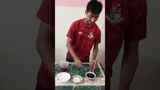 Science form 1 Density :making a three layer tea