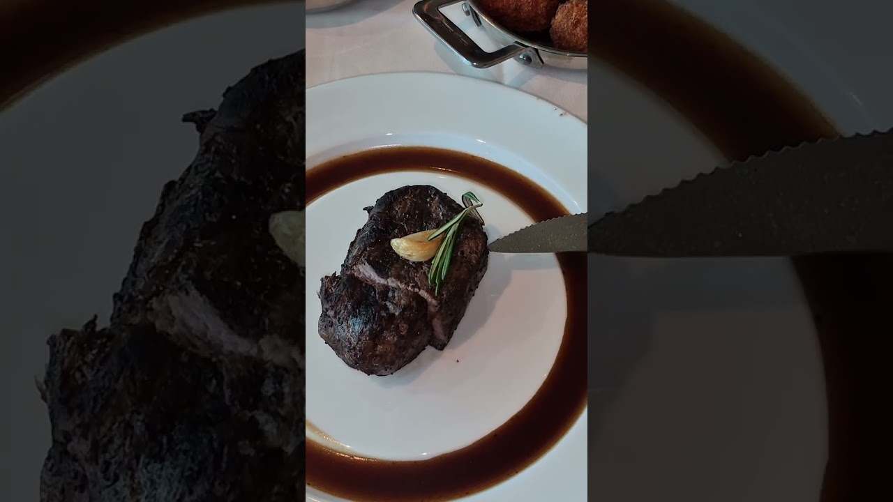 $15.99 Steakhouse Dinner at Sea? Here’s What I Got at Chops Grille! | Royal Caribbean 