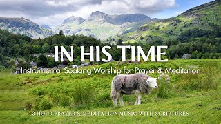 IN HIS TIME | 3 Hour Instrumental Soaking Worship for Prayer & Meditation | Christian Harmonies