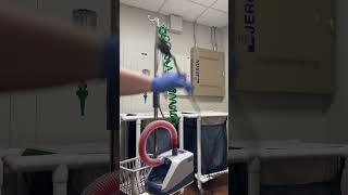 Disassembly of the Airvo after patient use