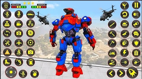 Play mech robot game as multiple mech robots transforming game: robot car games. Android/Gameplay