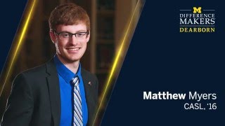 Matthew Myers: 2016 Difference Maker