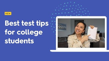 5 best test studying tips for college students (With Angelica Song)