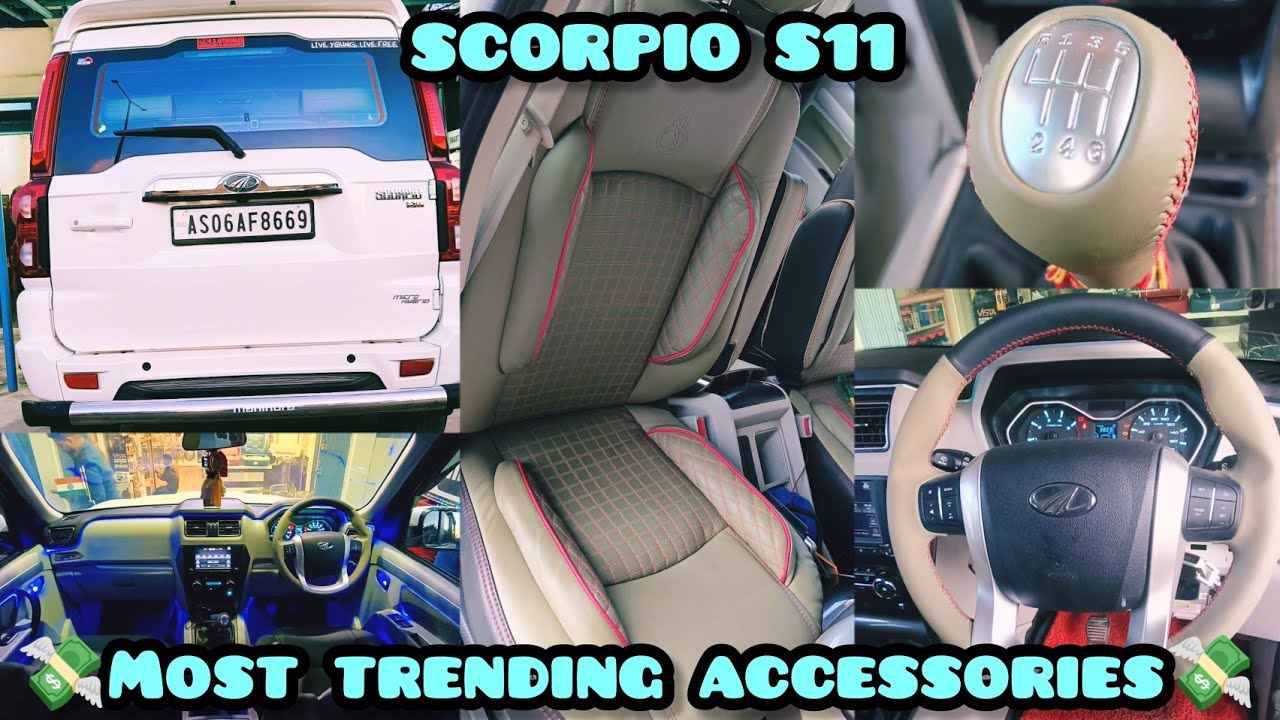 MAHINDRA SCORPIO FACELIFT SCORPIO S11 AFTER MARKET GENUINE ACCESSORIES SCORPIO 2023
