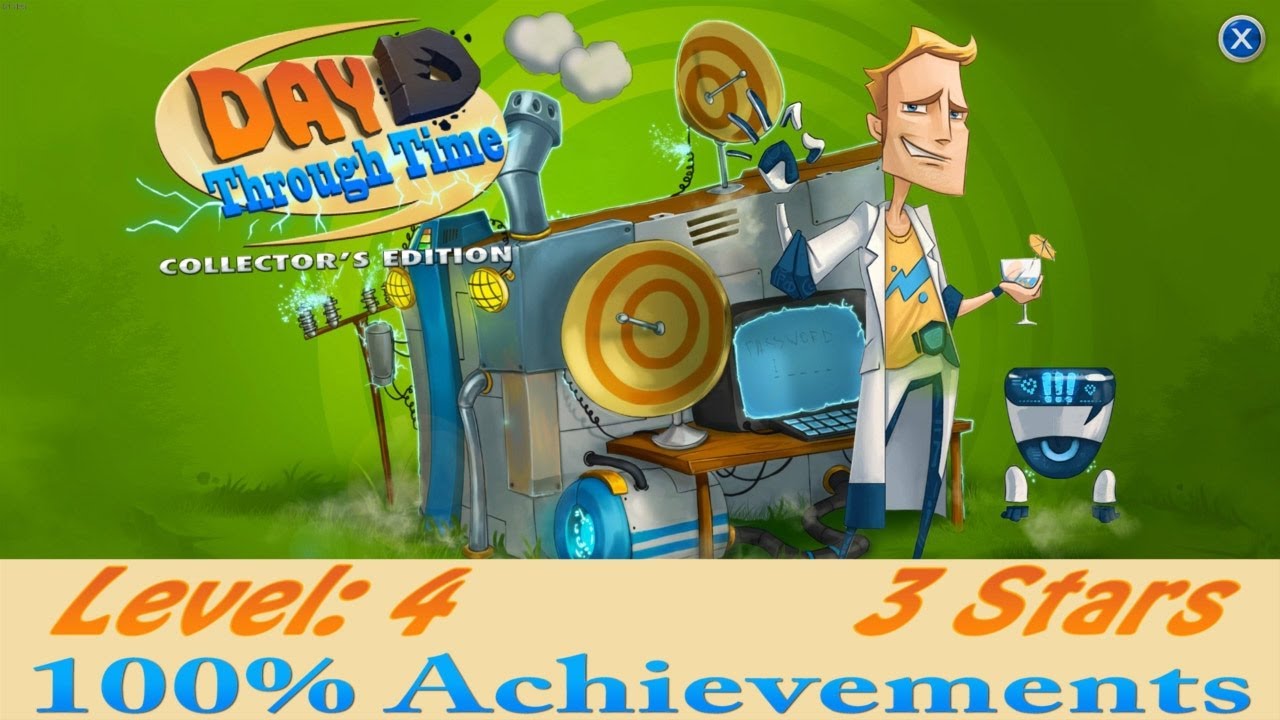 DayD Through Time Level 4, Earning 3 Stars, 100% Achievements, 1080p ...