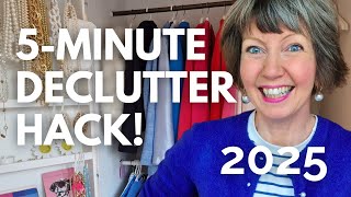 FAST Decluttering HACK! Get Organized 2025 | Minimalist Capsule Wardrobe Reset
