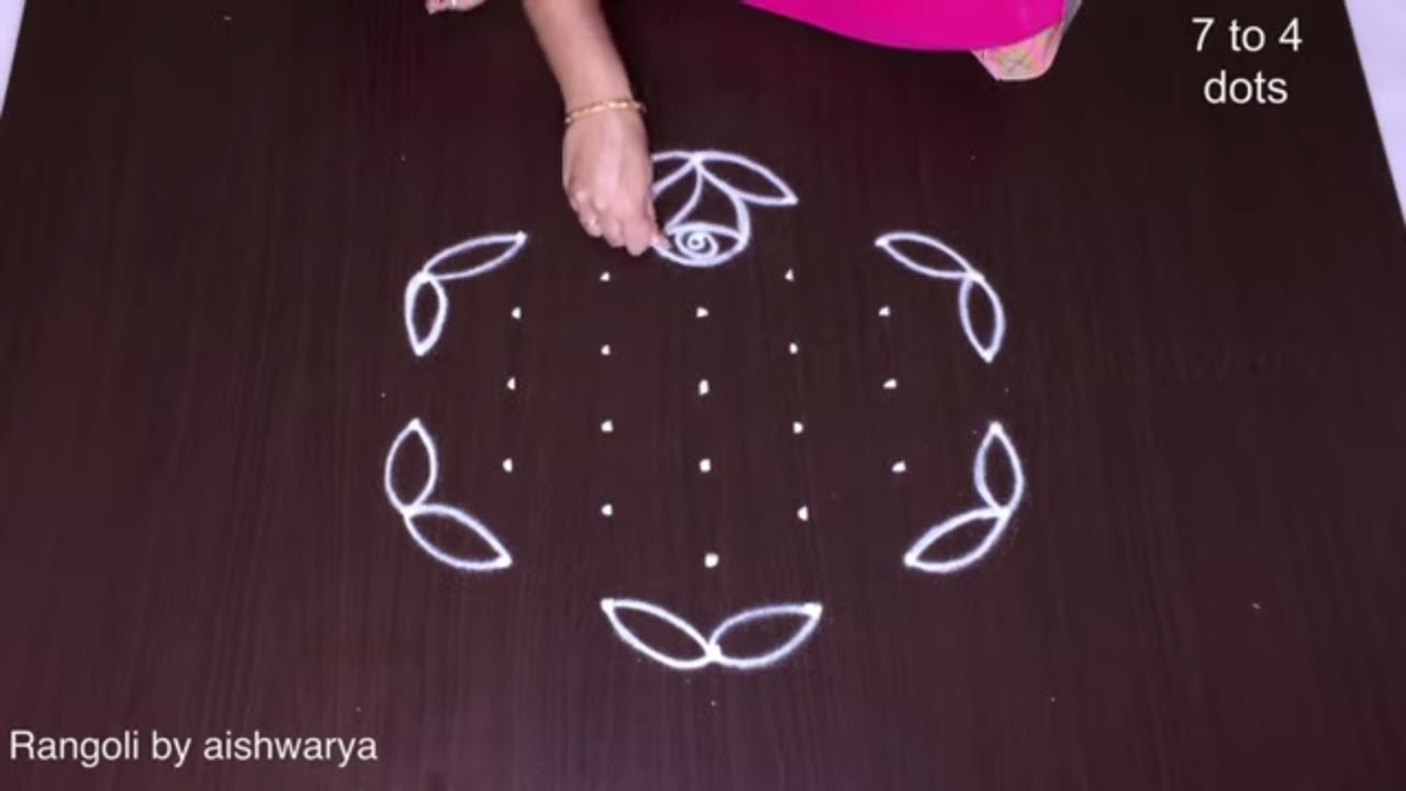 Puvvula Muggulu for Sankranthi