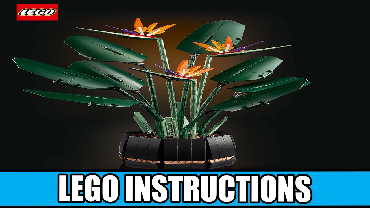 Bird of Paradise LEGO instructions