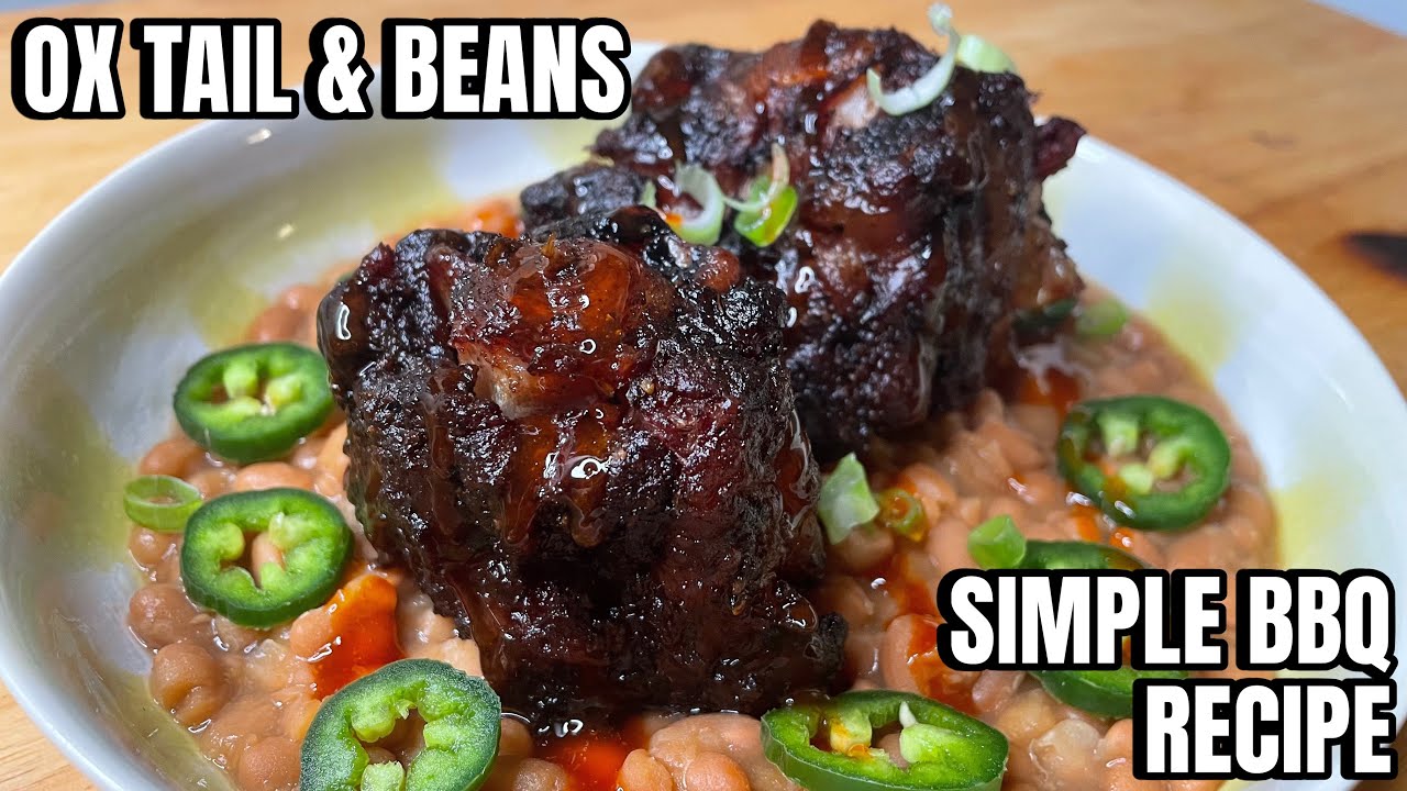 Как коптить бычий хвост в офсетной коптильне | Барбекю с сахарным кленовым сиропом и засахаренным...