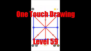 One Touch Drawing Level Stage Niveau Nivel Yровень 59. Solution