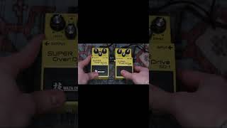 BOUTIQUE = BETTER? SD-1 vs. SD-1W #pedal #guitarpedals #guitargear #boss