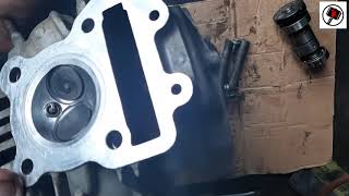 KAWASAKI FURY 125 | VALVE SEAL AND PISTON RING REPLACEMENT | part 2