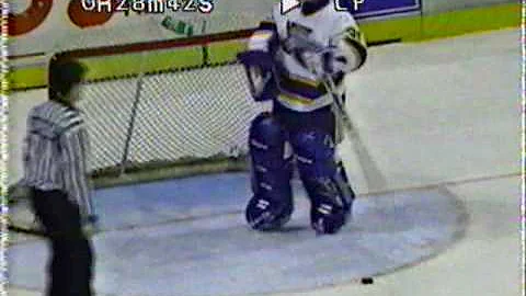 Mike Donnelly penalty shot on Curtis Joseph (1993-...