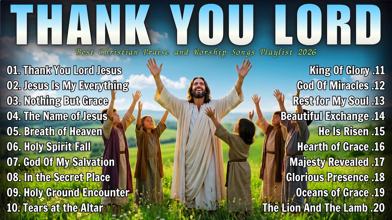 Thank You Lord 🕊️ Best Worship Songs 2026 | Top Christian Praise ...