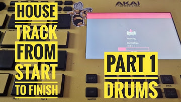 My MPC Live 2 Workflow - House Music - Part 1 - Drums