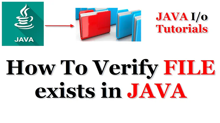 Java Tutorials | How to verify file exists in java