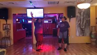 Thursday night line dance class with the Elusive Ladies 11/12/2020 pt 5