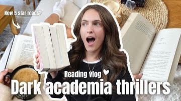 Dark academia books you need to read this fall 🍂☕️🎓  *autumn reading vlog* | booktube