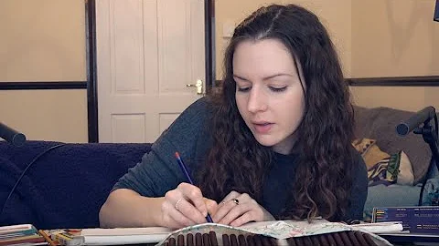 ASMR Drawing YOU roleplay - Mixed media, soft spoken