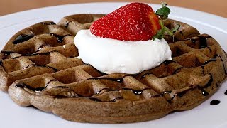 Eggless Chocolate Waffles | Easy To Make Eggless Chocolate Waffles At Home  | Kanak's Kitchen