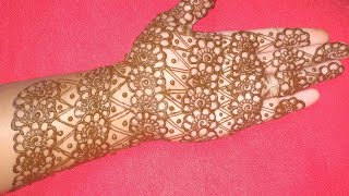 Simple flowers heena design for beginners || Mehndi Design 2020 || Heena By Zeba 127