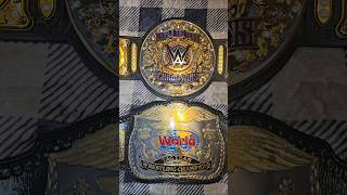 WWE World Tag Team Championship &amp; WWF Classic Dual Plated Tag Team Championship comparison #wwe #wwf