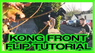 Kong Front Flip Tutorial for Parkour, Free Running, etc | Fraser Malik How to