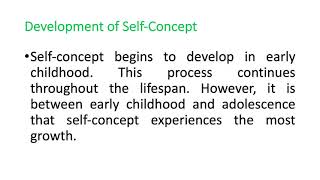 Personal Development - Knowing and Understanding Oneself During Middle and Late Adolescence