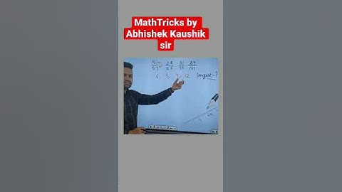 Math Tricks by Abhishek Kaushik sir #shorts #engineersadda247