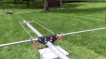 Gamma match to hairpin (beta) match swap out.  Back up on the roof!